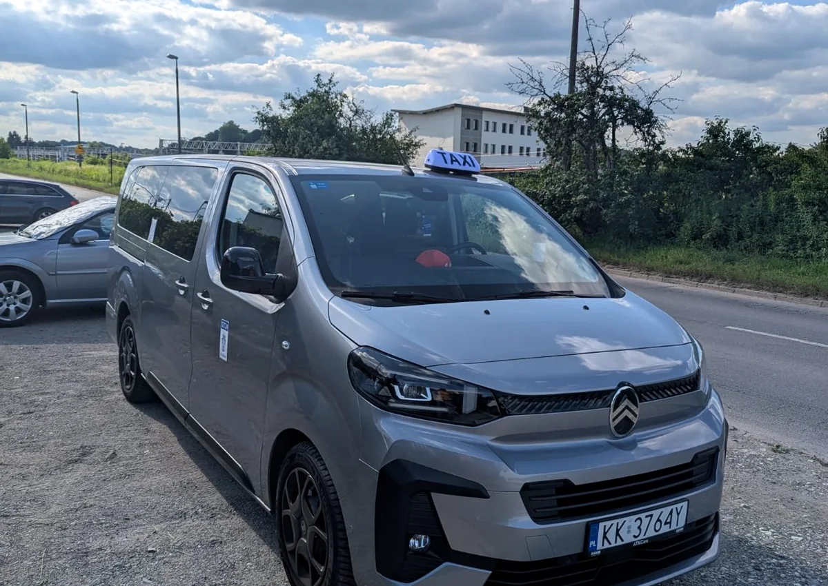 Real ArtTaxi van for up to 8 passengers